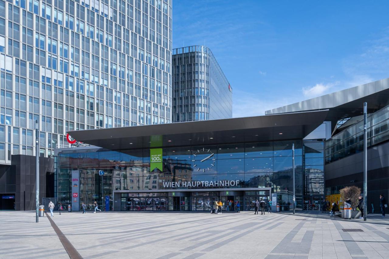 Whats-App Self-Check-In - Paerchen Wohnung Am Hauptbahnhof Viena Exterior foto
