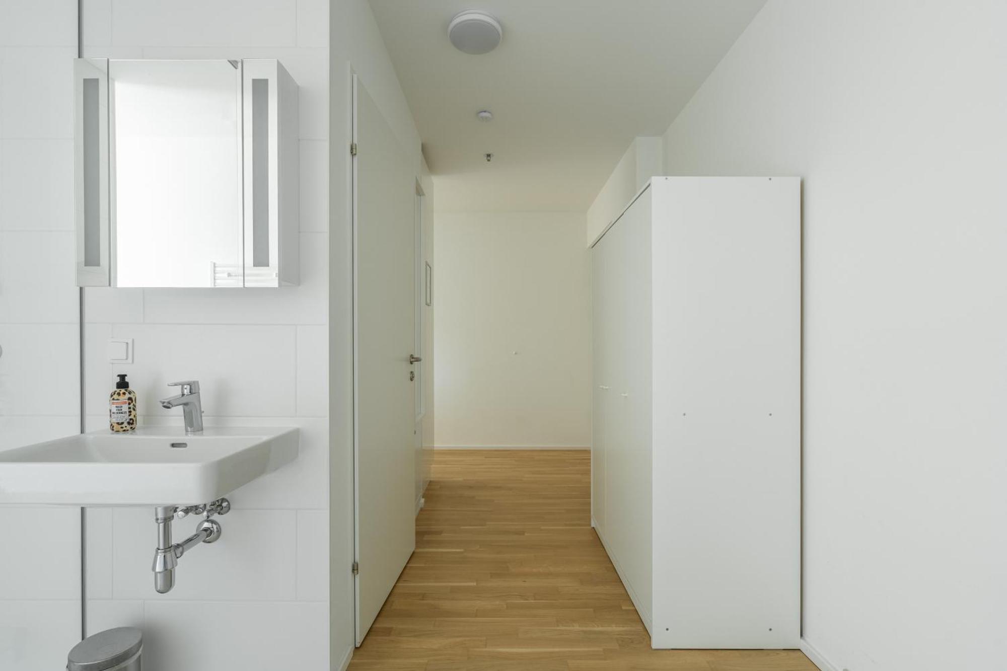 Whats-App Self-Check-In - Paerchen Wohnung Am Hauptbahnhof Viena Habitación foto