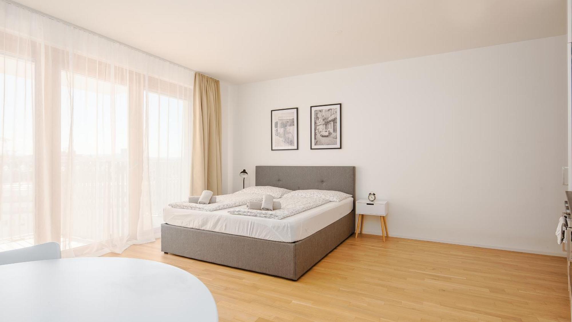 Whats-App Self-Check-In - Paerchen Wohnung Am Hauptbahnhof Viena Habitación foto