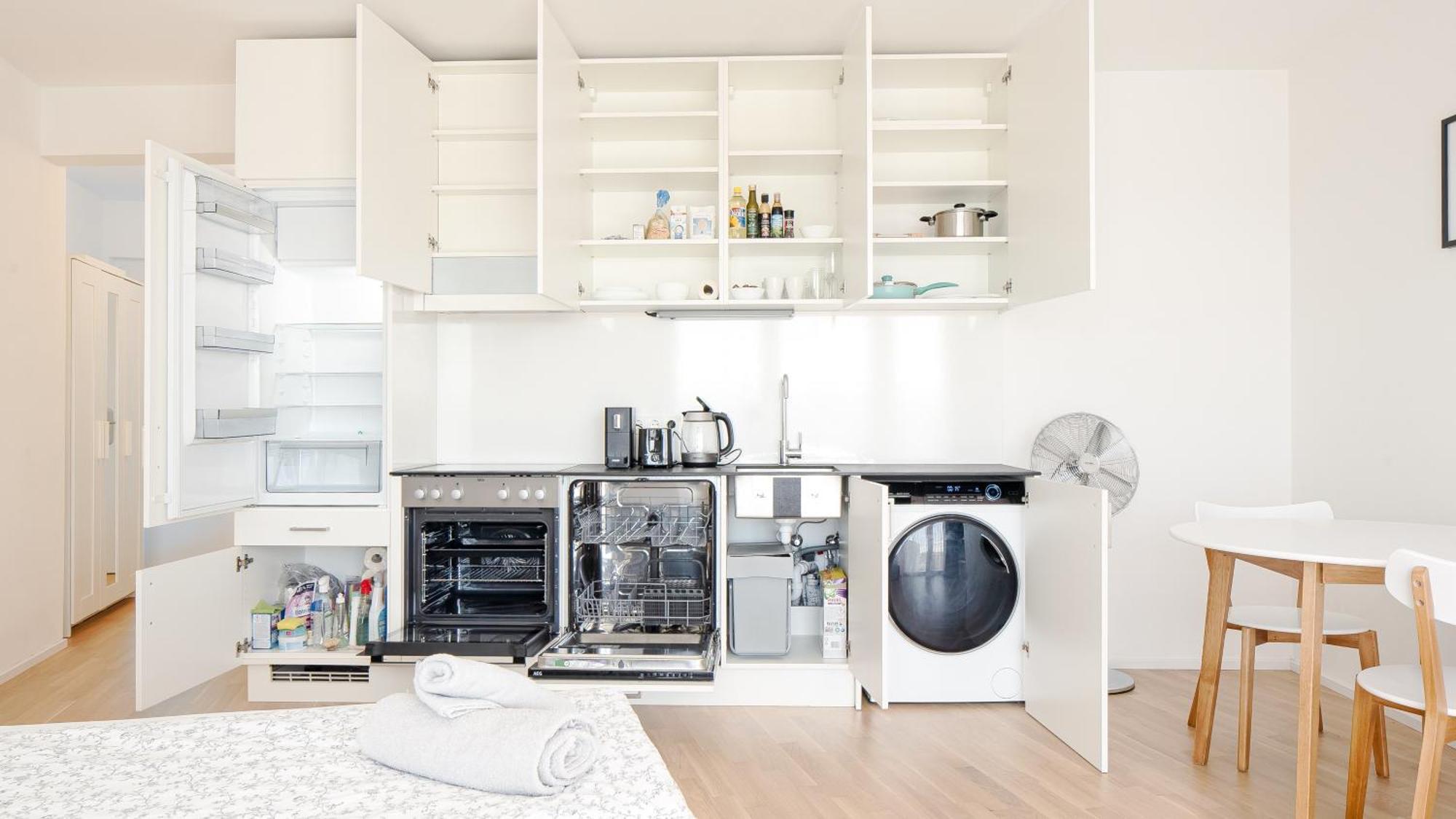 Whats-App Self-Check-In - Paerchen Wohnung Am Hauptbahnhof Viena Habitación foto